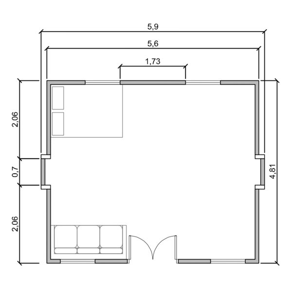 MODELO FORMENTERA 26M2 - Imagen 6