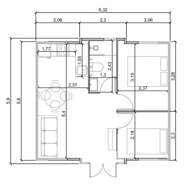 MODELO IBIZA 36M2 - Imagen 10