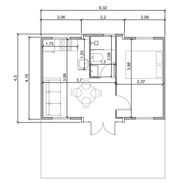 MODELO SANTORINI 46M2 - Imagen 7